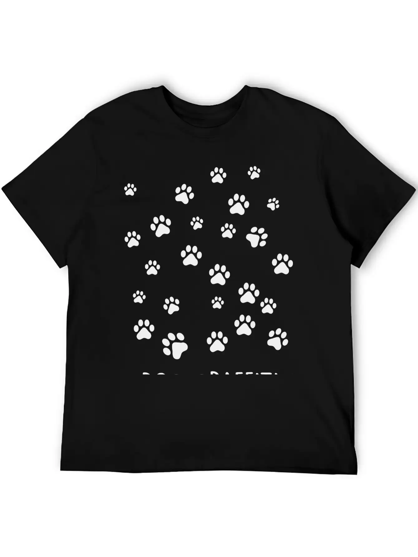 Dog Graffiti Casual Graphic T-Shirt – Simple And Comfortable Daily Wear
