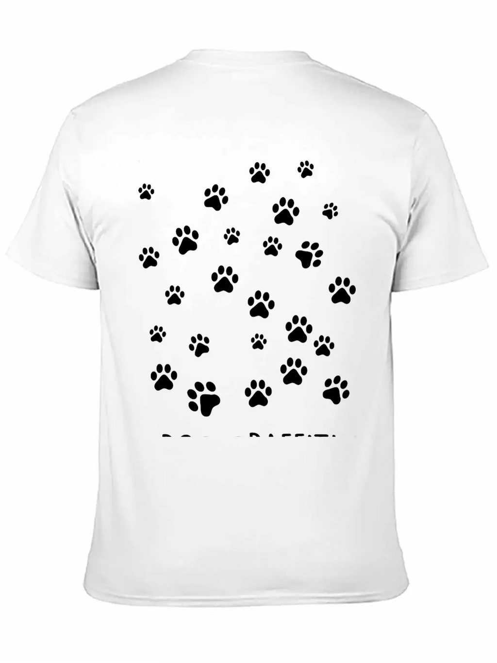 Dog Graffiti Casual Graphic T-Shirt – Simple And Comfortable Daily Wear