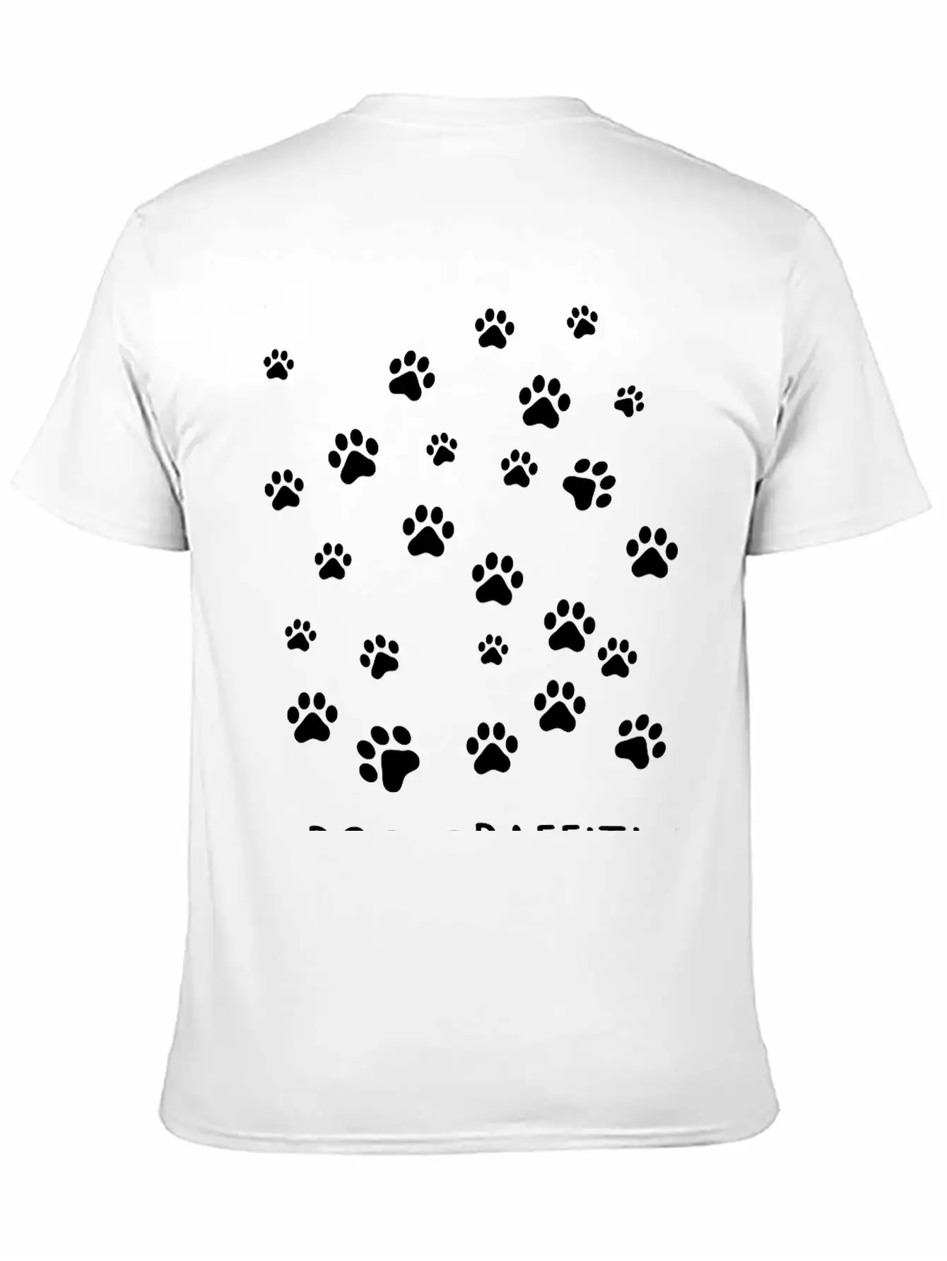 Dog Graffiti Casual Graphic T-Shirt – Simple And Comfortable Daily Wear