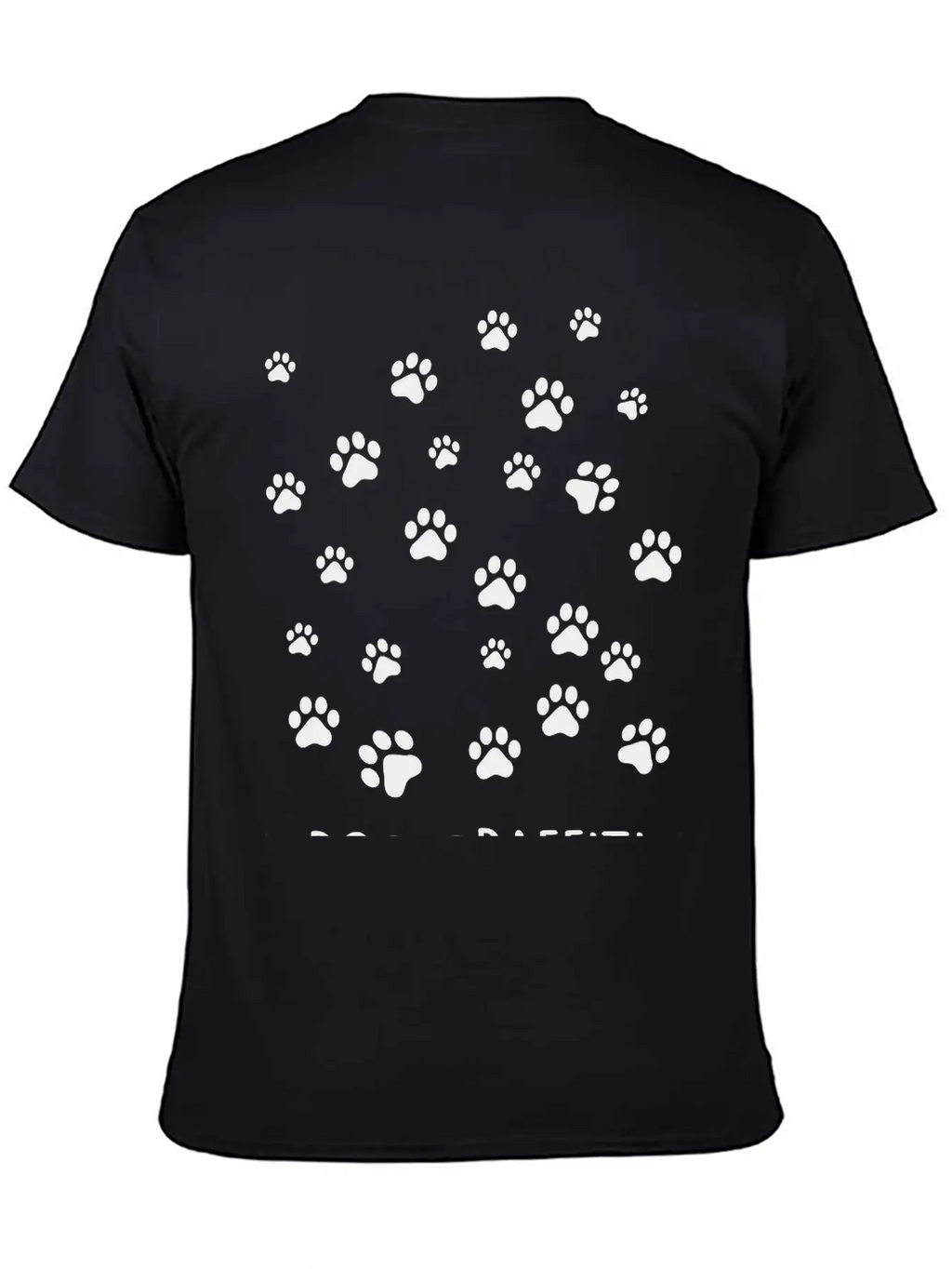 Dog Graffiti Casual Graphic T-Shirt – Simple And Comfortable Daily Wear