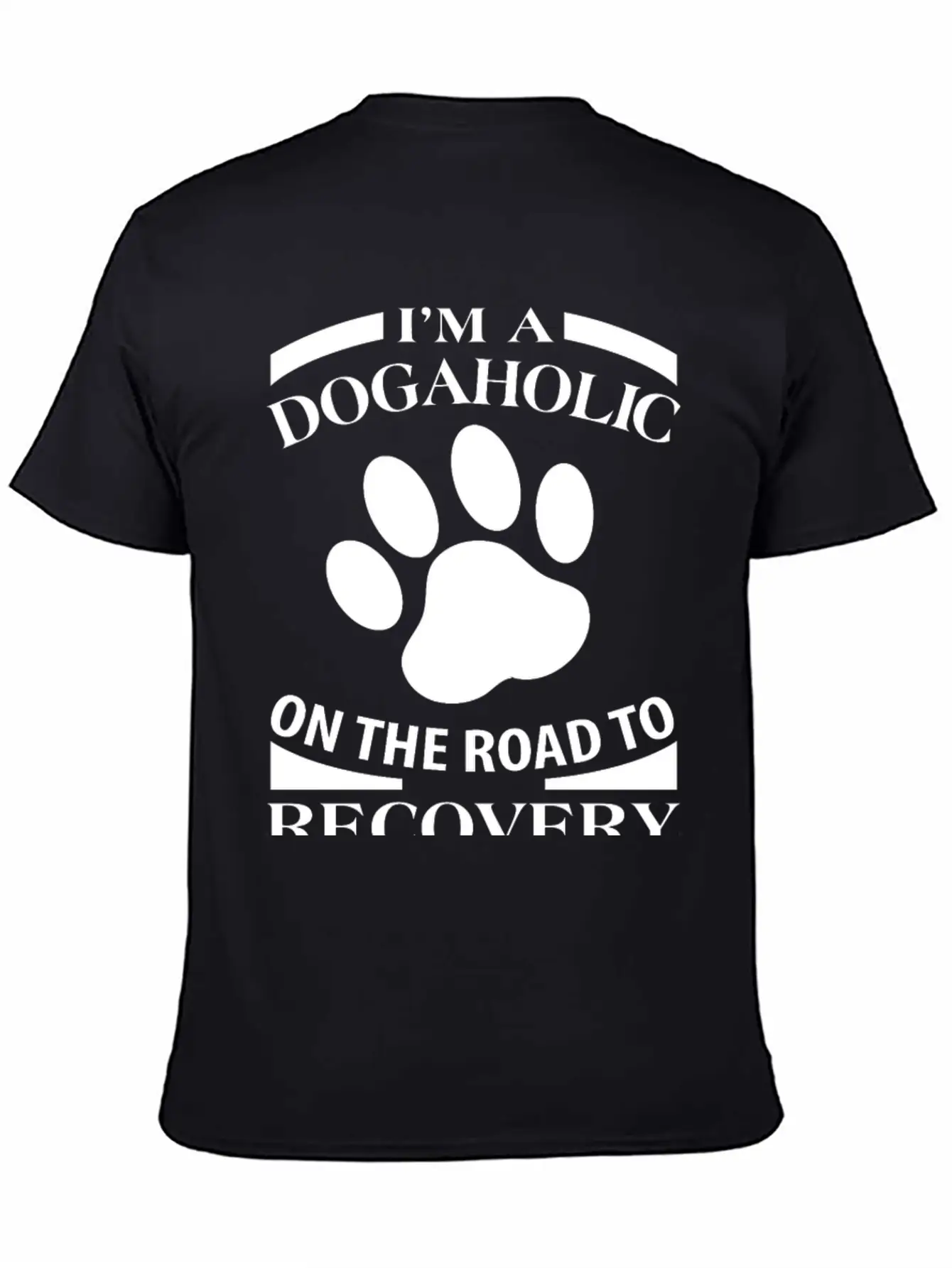 Dog - I'm A Dogaholic On The Road To Recovery Ju Essential Cotton Tee For Daily Outfits – Unisex Style