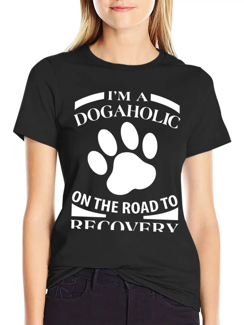 Dog - I'm A Dogaholic On The Road To Recovery Ju Essential Cotton Tee For Daily Outfits – Unisex Style