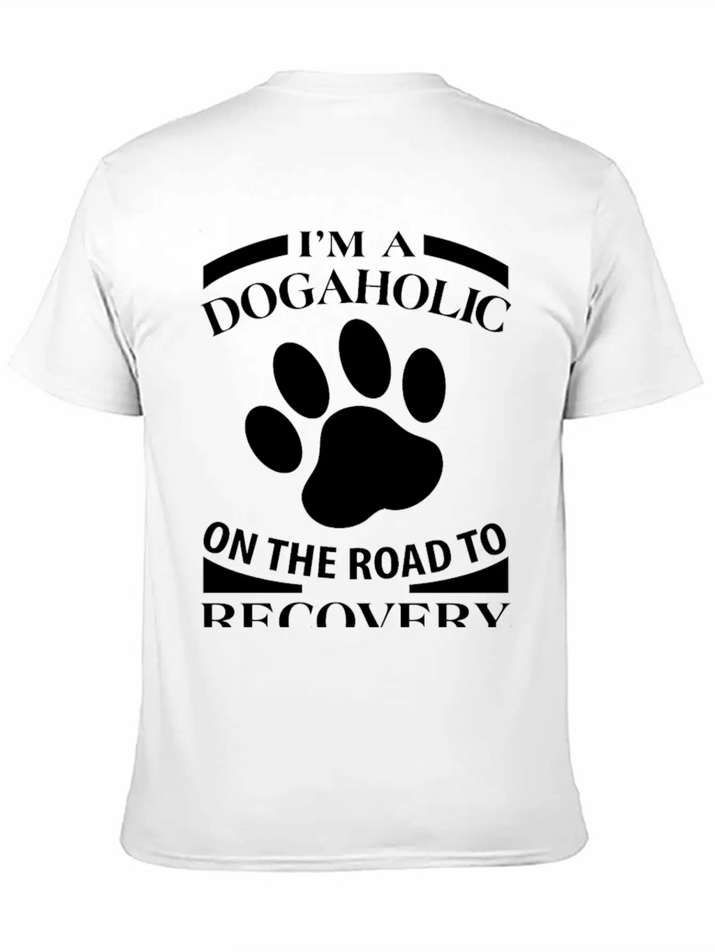 Dog - I'm A Dogaholic On The Road To Recovery Ju Essential Cotton Tee For Daily Outfits – Unisex Style