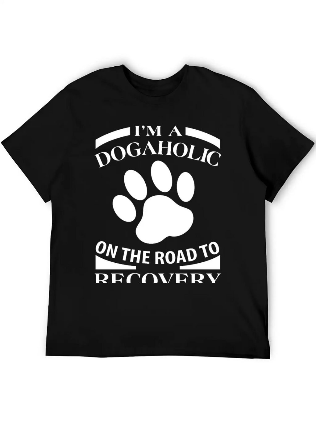 Dog - I'm A Dogaholic On The Road To Recovery Ju Essential Cotton Tee For Daily Outfits – Unisex Style