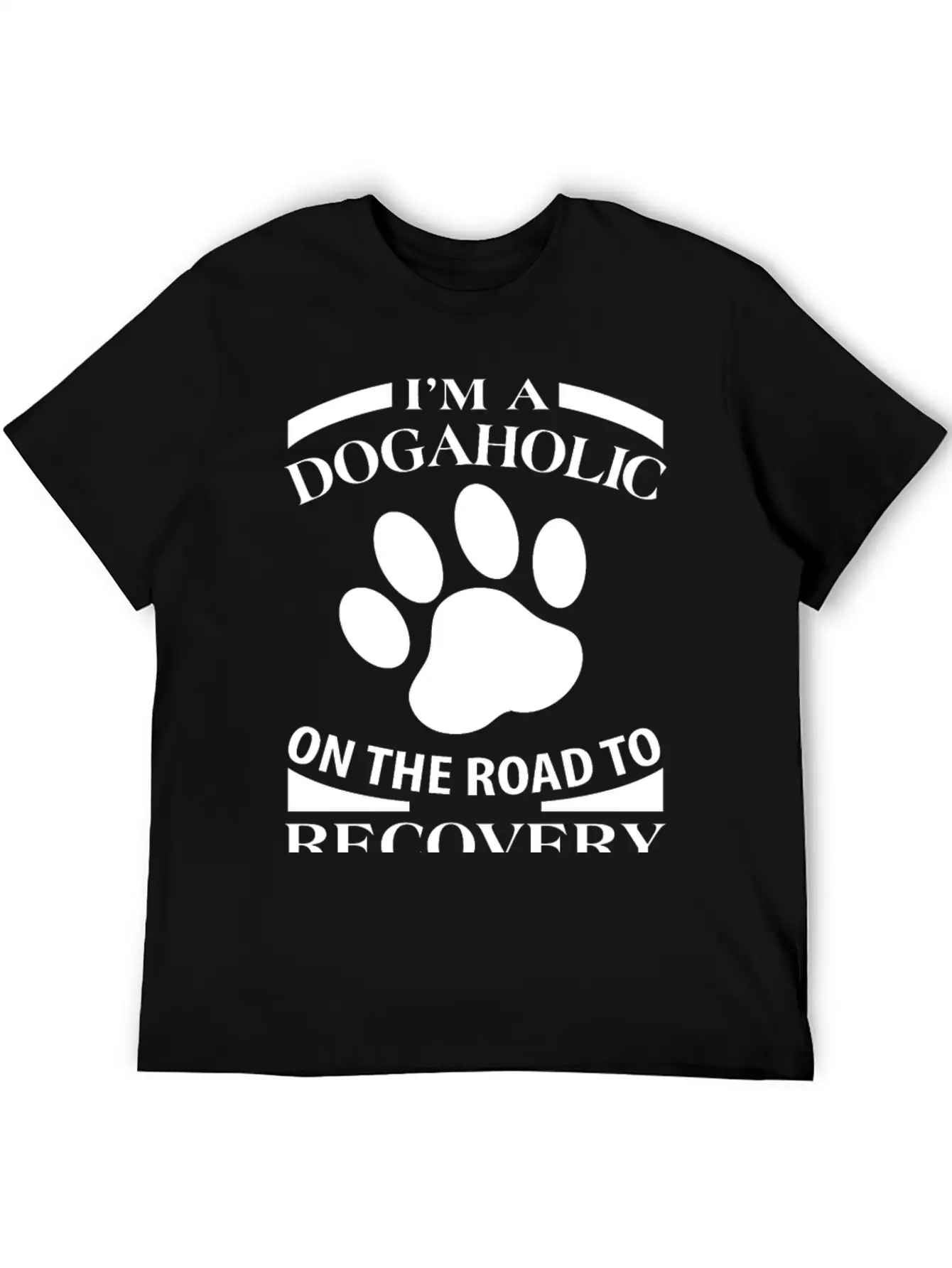 Dog - I'm A Dogaholic On The Road To Recovery Ju Essential Cotton Tee For Daily Outfits – Unisex Style