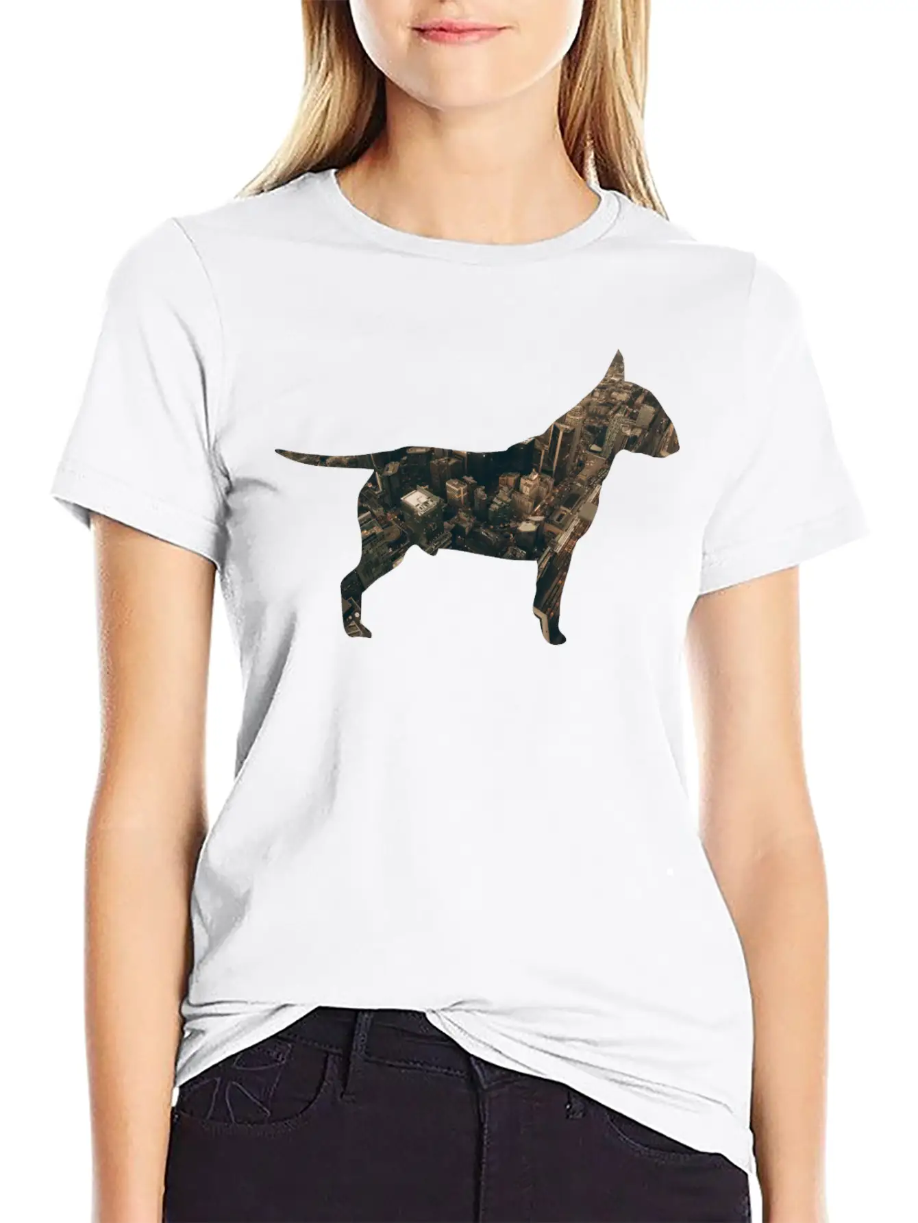 Dog In The City Unisex Casual T-Shirt – Clean Design For Daily Comfort