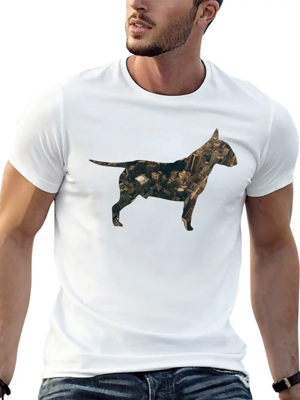 Dog In The City Unisex Casual T-Shirt – Clean Design For Daily Comfort