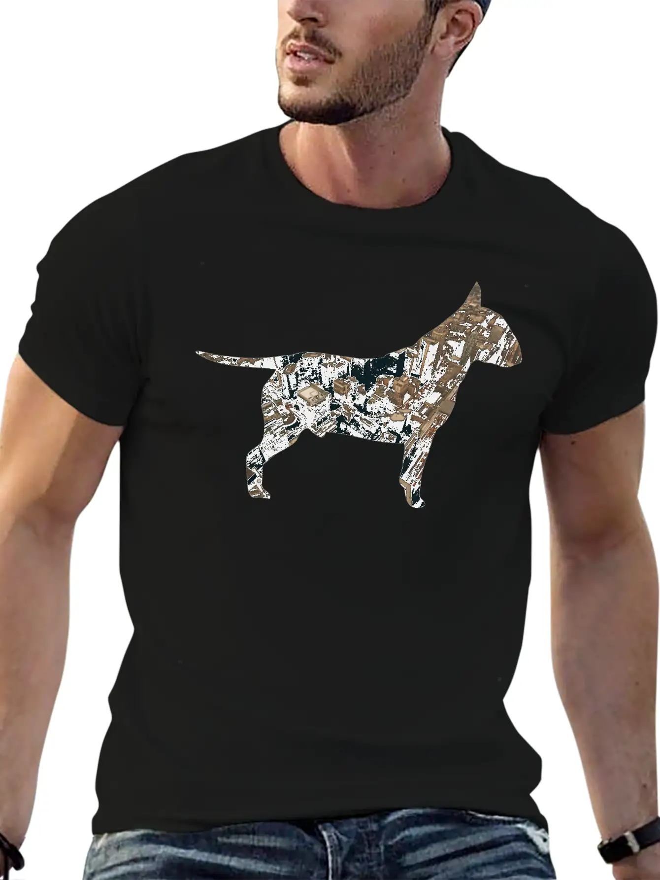 Dog In The City Unisex Casual T-Shirt – Clean Design For Daily Comfort