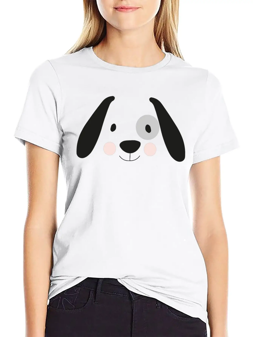 Dog Minimalist Vector Stylish Everyday T-Shirt – Unisex Basic Cotton Tee