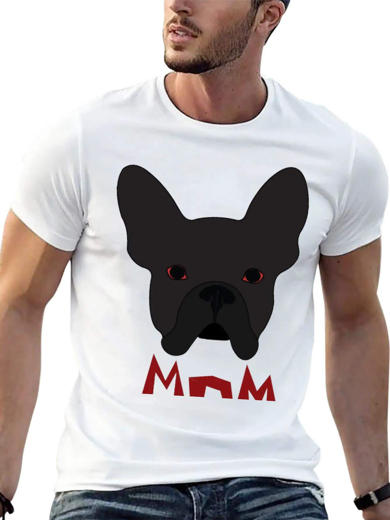 Dog Mom, Dog Mama ,gift For Dog Lovers Breathable Soft Cotton T-Shirt – Timeless Casual Look