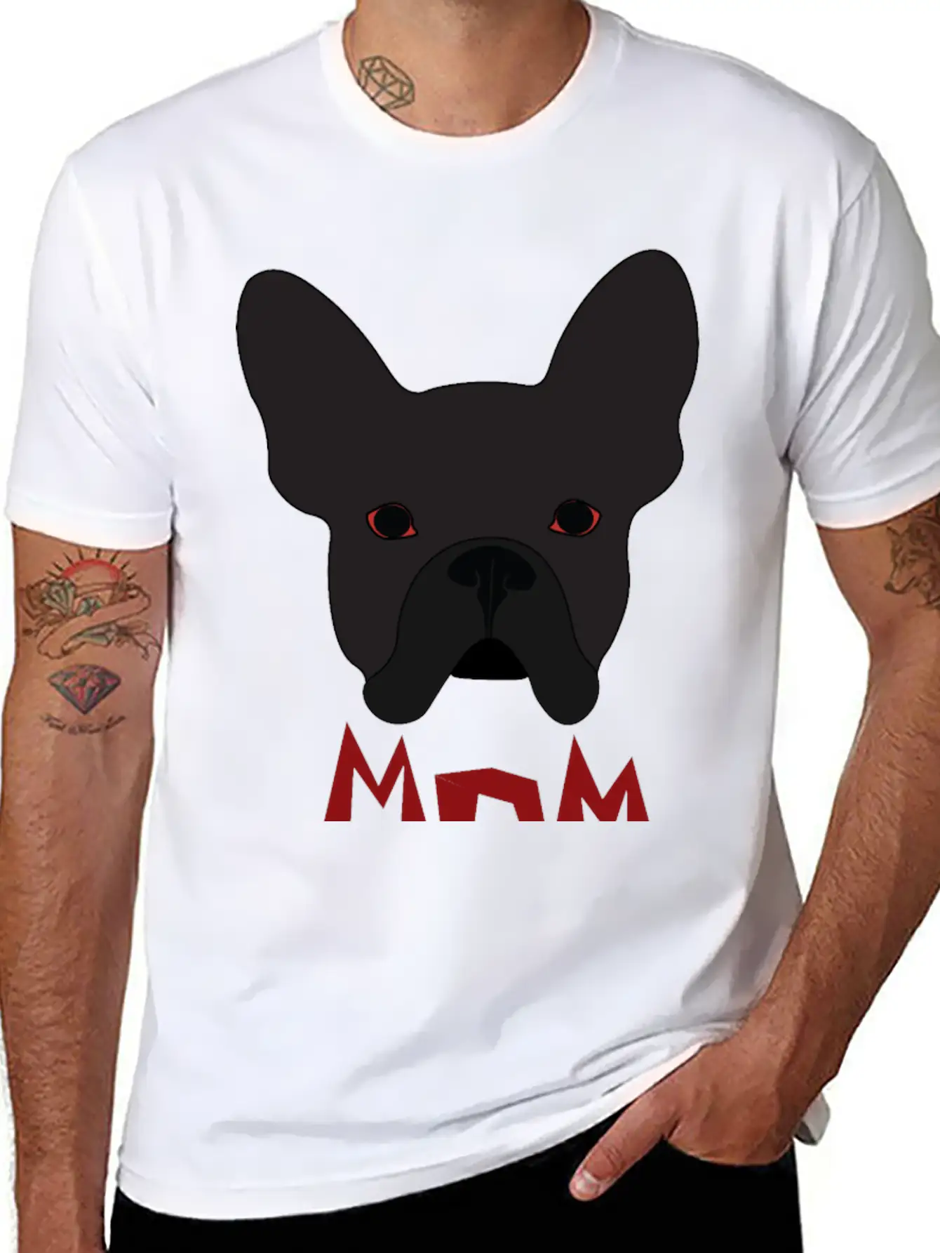 Dog Mom, Dog Mama ,gift For Dog Lovers Breathable Soft Cotton T-Shirt – Timeless Casual Look