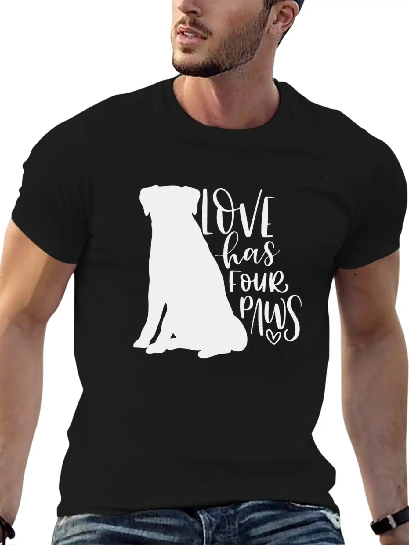 Dog Mom, Dog, Mom, Mommy, Paw, Best Dog Mom, Dog Essential Cotton Tee For Daily Outfits – Unisex Style