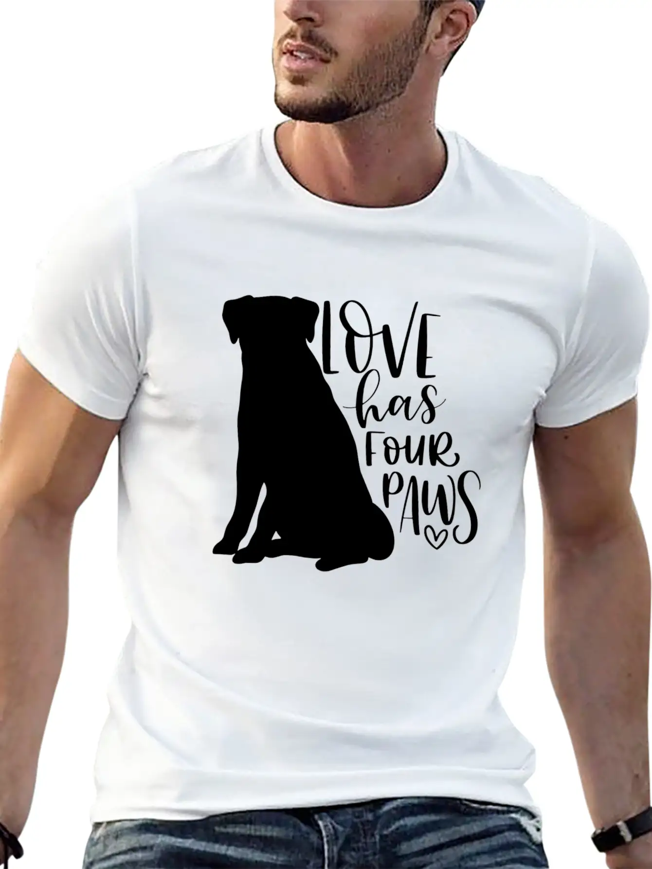 Dog Mom, Dog, Mom, Mommy, Paw, Best Dog Mom, Dog Essential Cotton Tee For Daily Outfits – Unisex Style