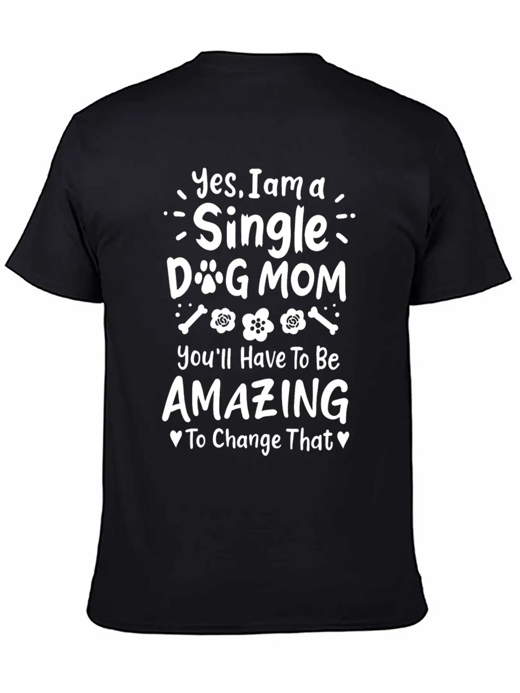 Dog Mom Single Dog Mom Essential Cotton Tee For Daily Outfits – Unisex Style
