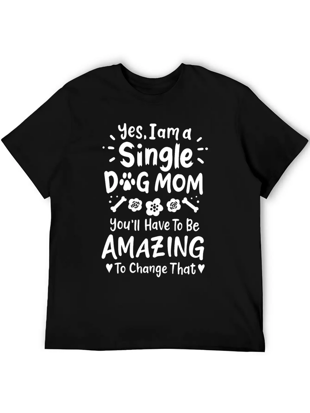 Dog Mom Single Dog Mom Essential Cotton Tee For Daily Outfits – Unisex Style
