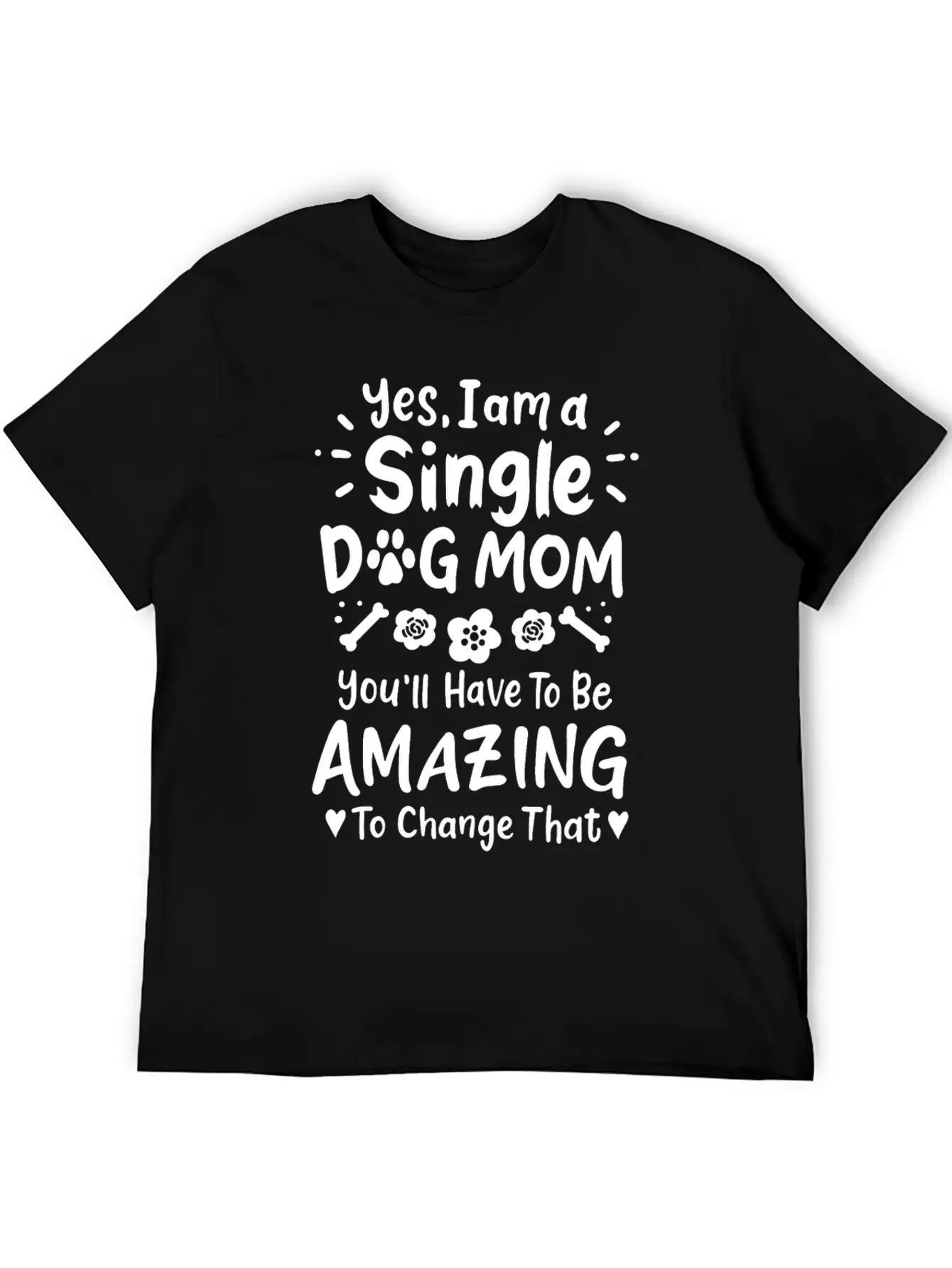 Dog Mom Single Dog Mom Essential Cotton Tee For Daily Outfits – Unisex Style