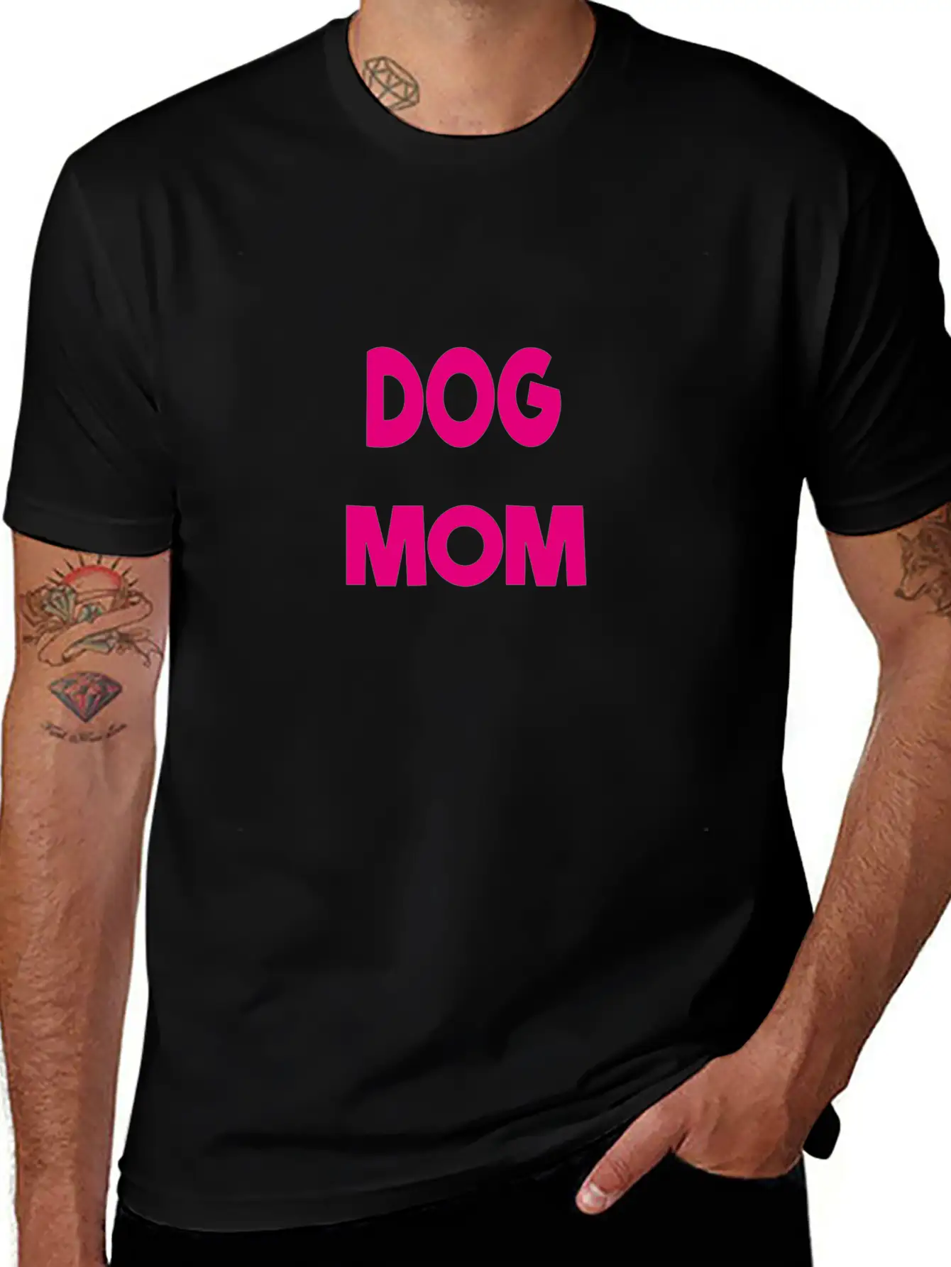 Dog Mom Unisex Casual T-Shirt – Clean Design For Daily Comfort