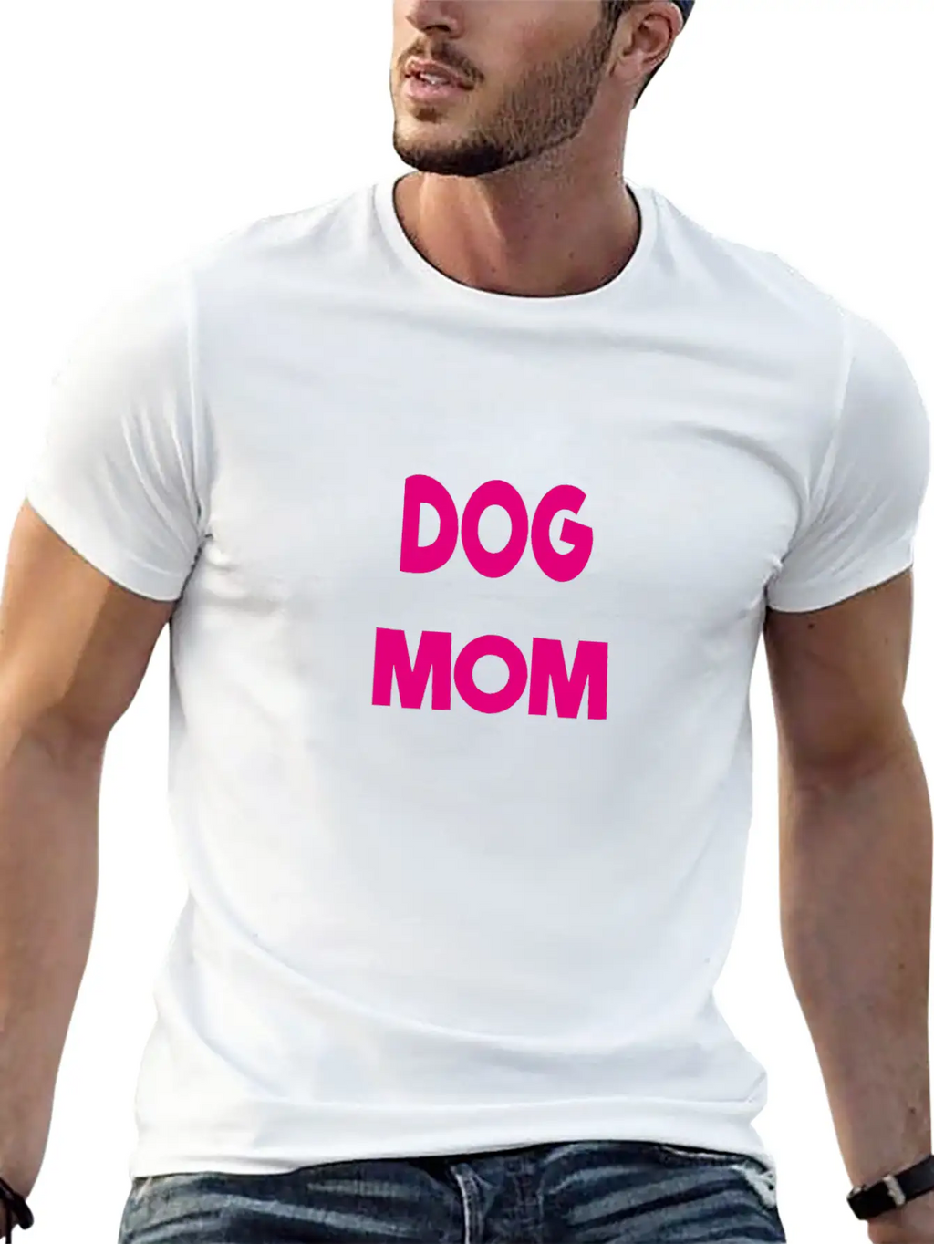 Dog Mom Unisex Casual T-Shirt – Clean Design For Daily Comfort