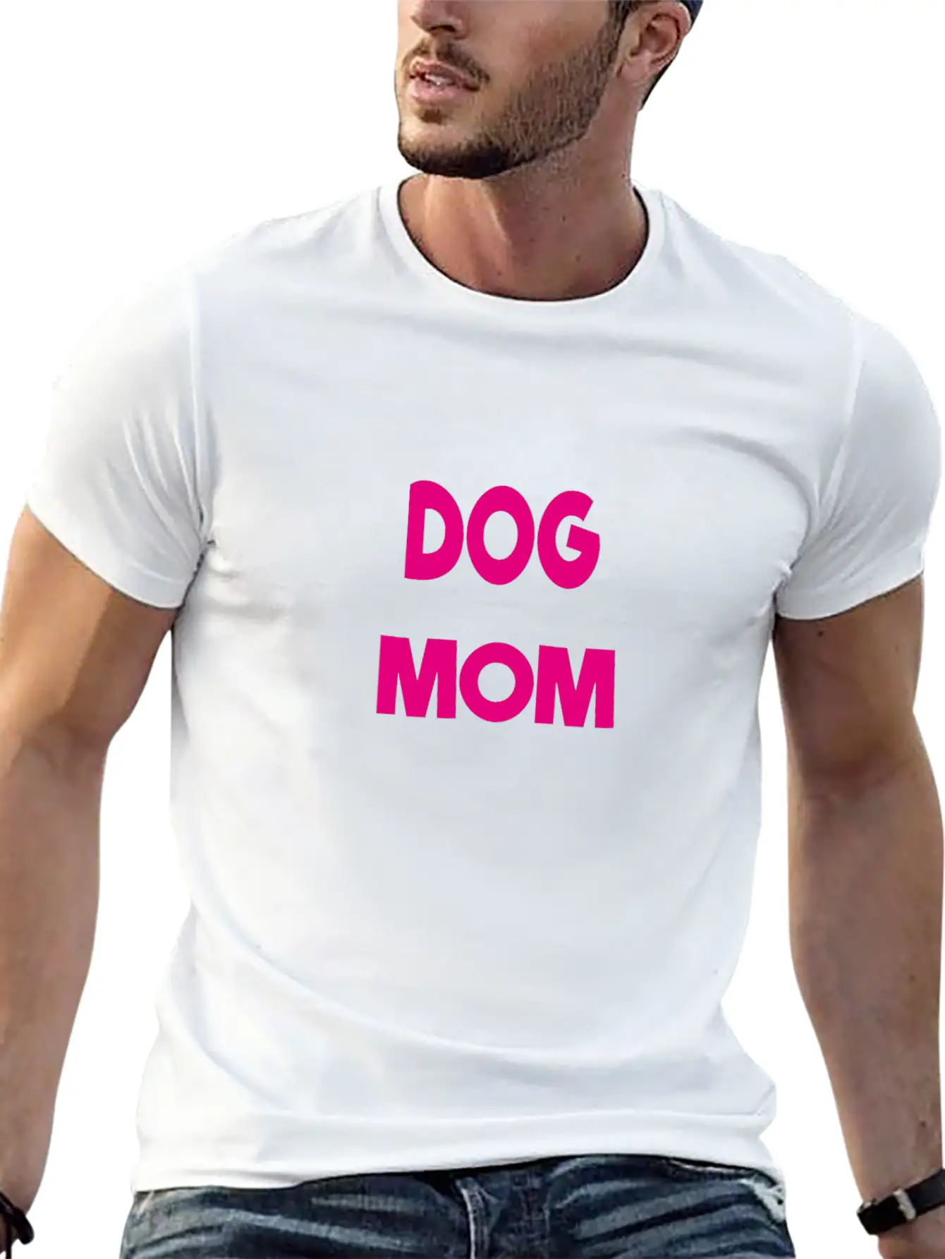 Dog Mom Unisex Casual T-Shirt – Clean Design For Daily Comfort