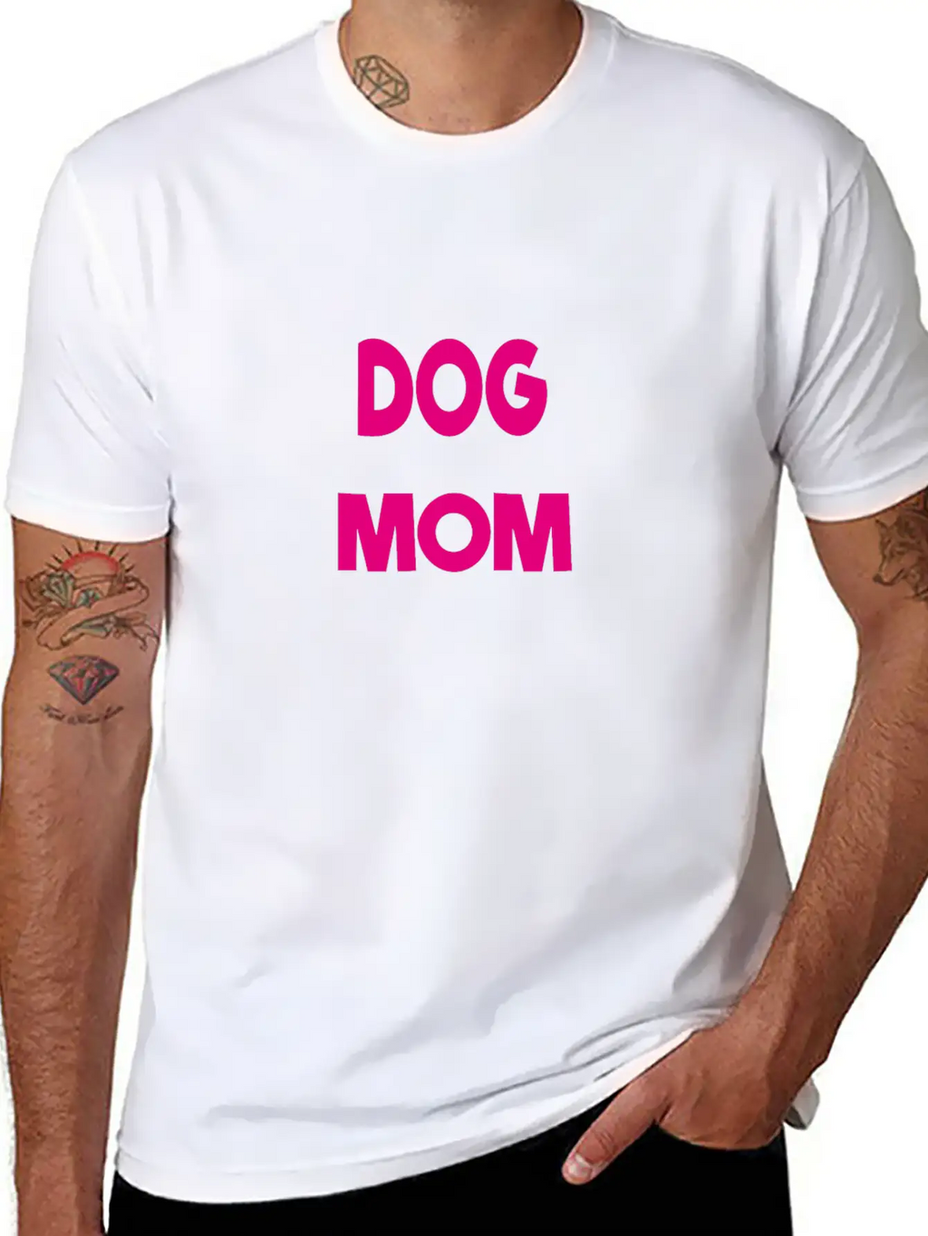 Dog Mom Unisex Casual T-Shirt – Clean Design For Daily Comfort