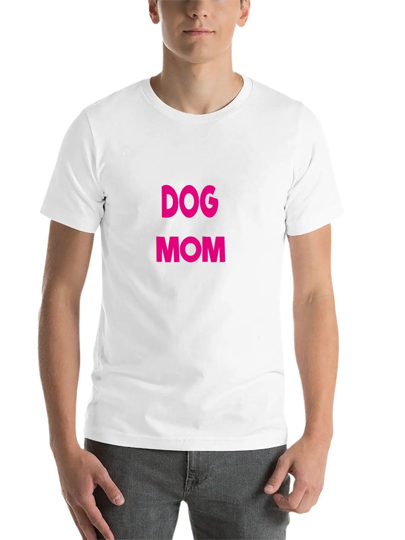 Dog Mom Unisex Casual T-Shirt – Clean Design For Daily Comfort