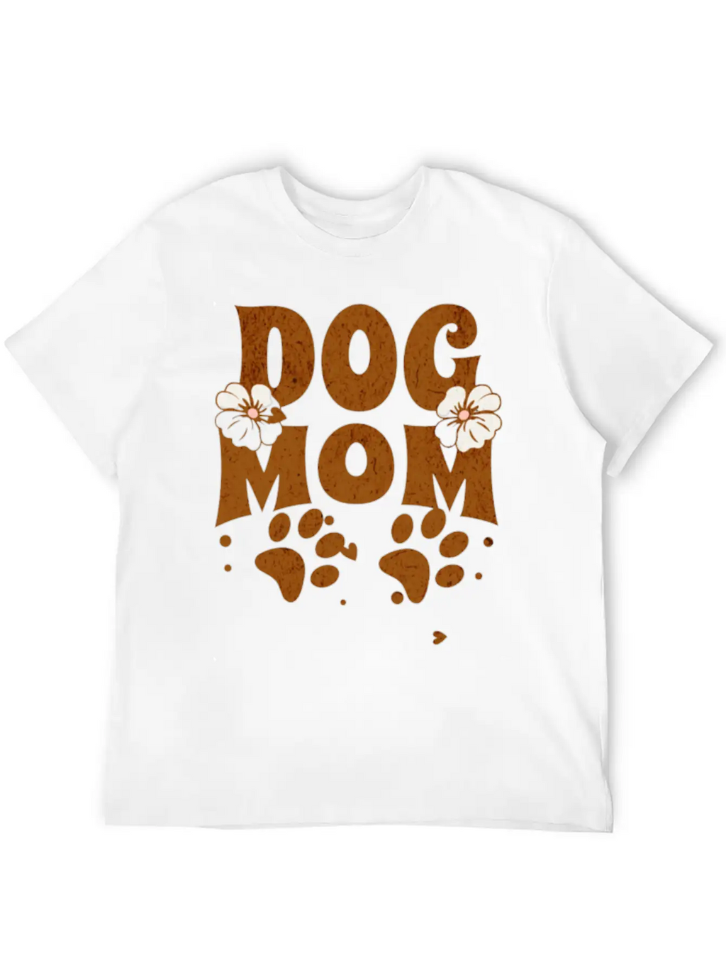 Dog Mom Unisex Short Sleeve Soft Cotton T-Shirt – Casual Everyday Wear