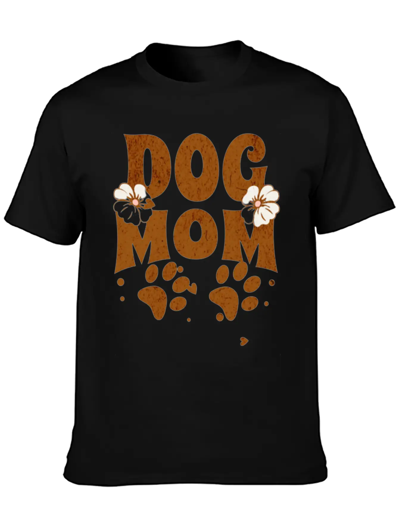 Dog Mom Unisex Short Sleeve Soft Cotton T-Shirt – Casual Everyday Wear