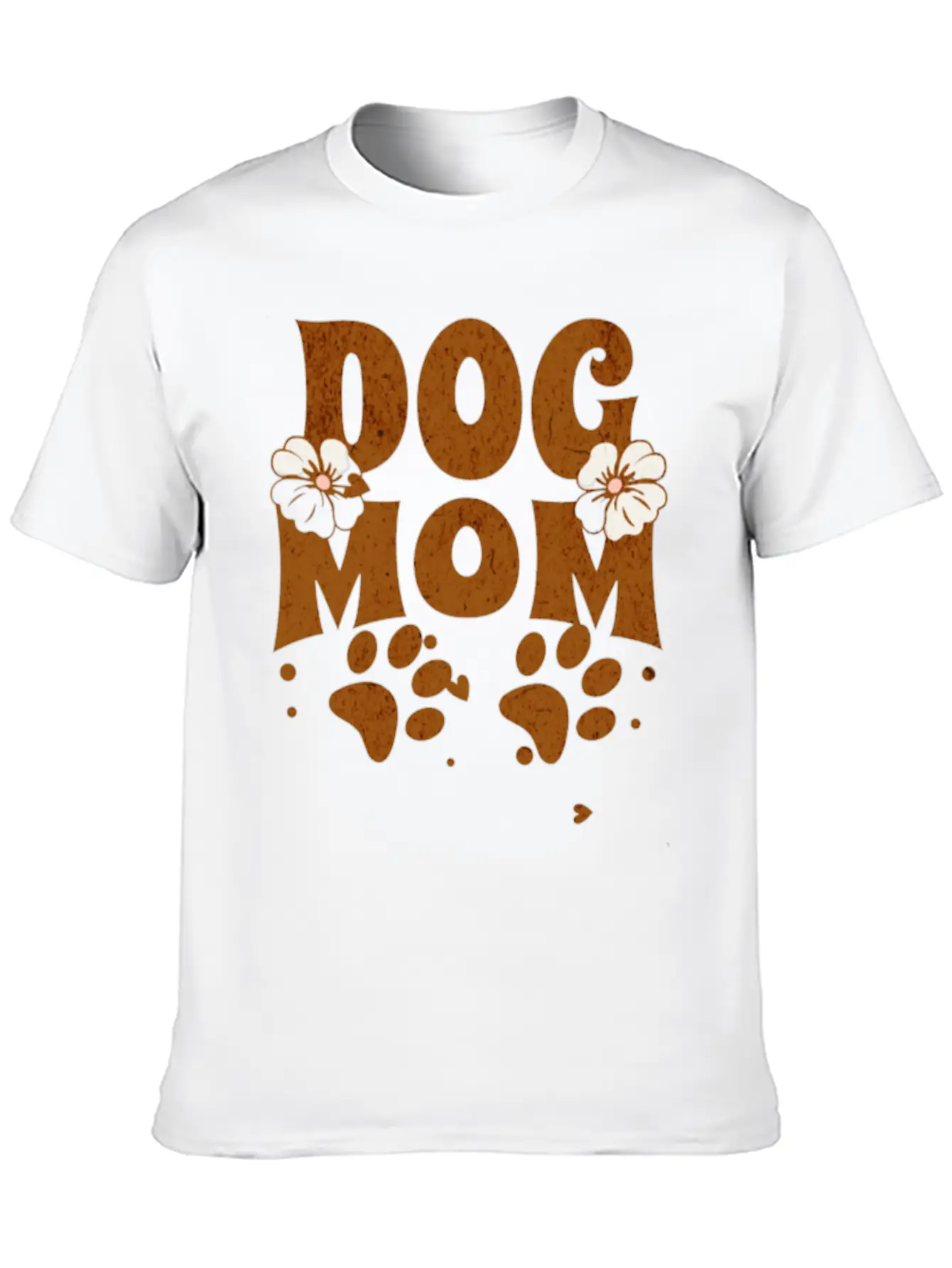 Dog Mom Unisex Short Sleeve Soft Cotton T-Shirt – Casual Everyday Wear