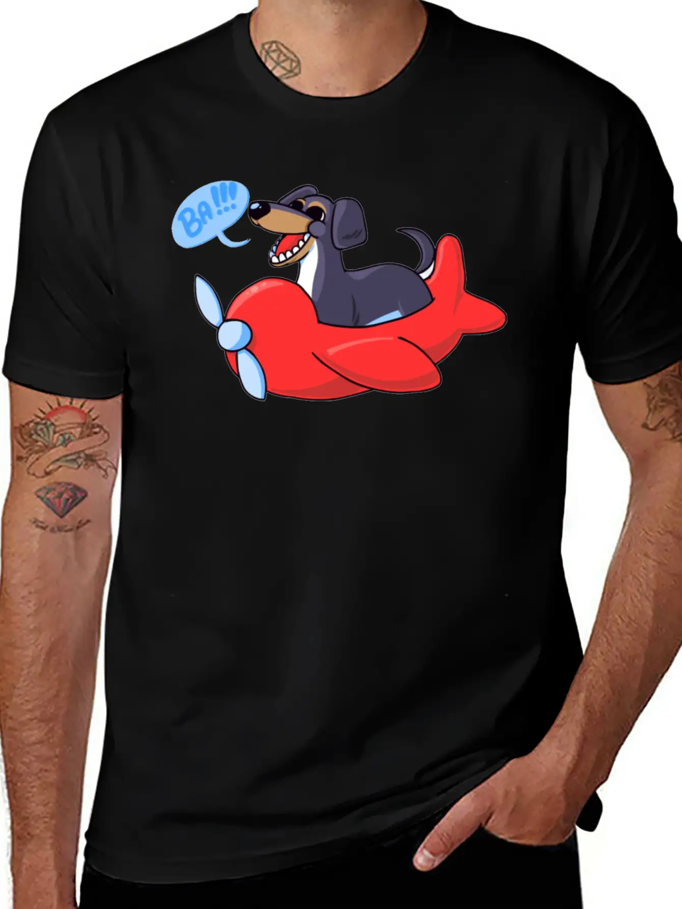 Dog Of Wisdom Classic Fit Graphic Tee For Daily Comfort – Unisex Cotton Shirt