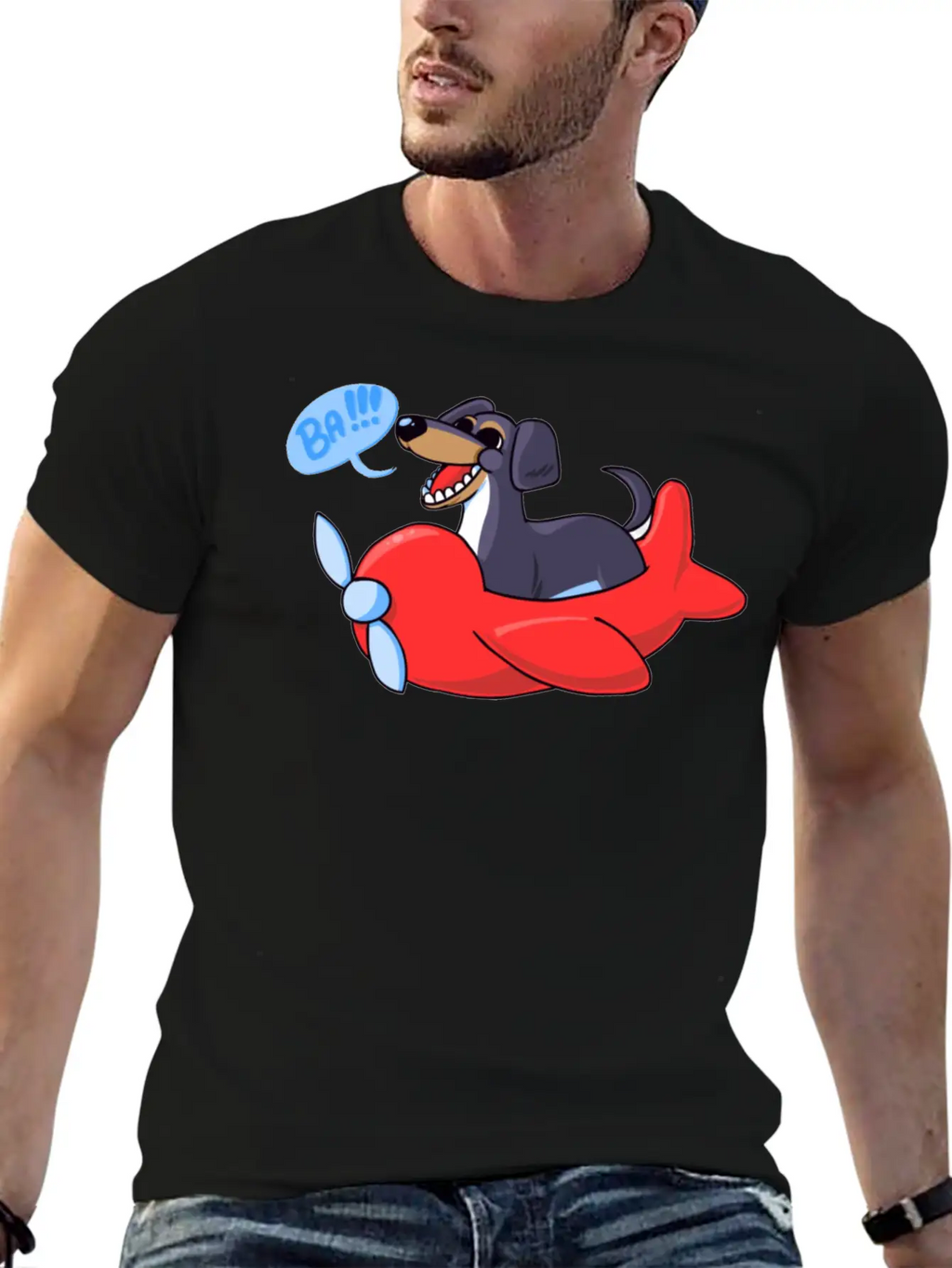 Dog Of Wisdom Classic Fit Graphic Tee For Daily Comfort – Unisex Cotton Shirt