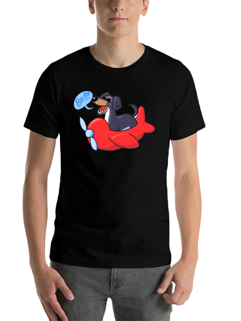 Dog Of Wisdom Classic Fit Graphic Tee For Daily Comfort – Unisex Cotton Shirt