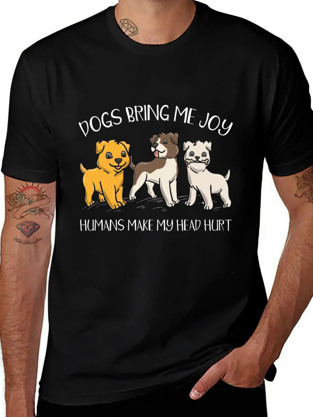 Dog Owner Dog Lover Dog Breeder Paw Love Puppy Breathable Soft Cotton T-Shirt – Timeless Casual Look