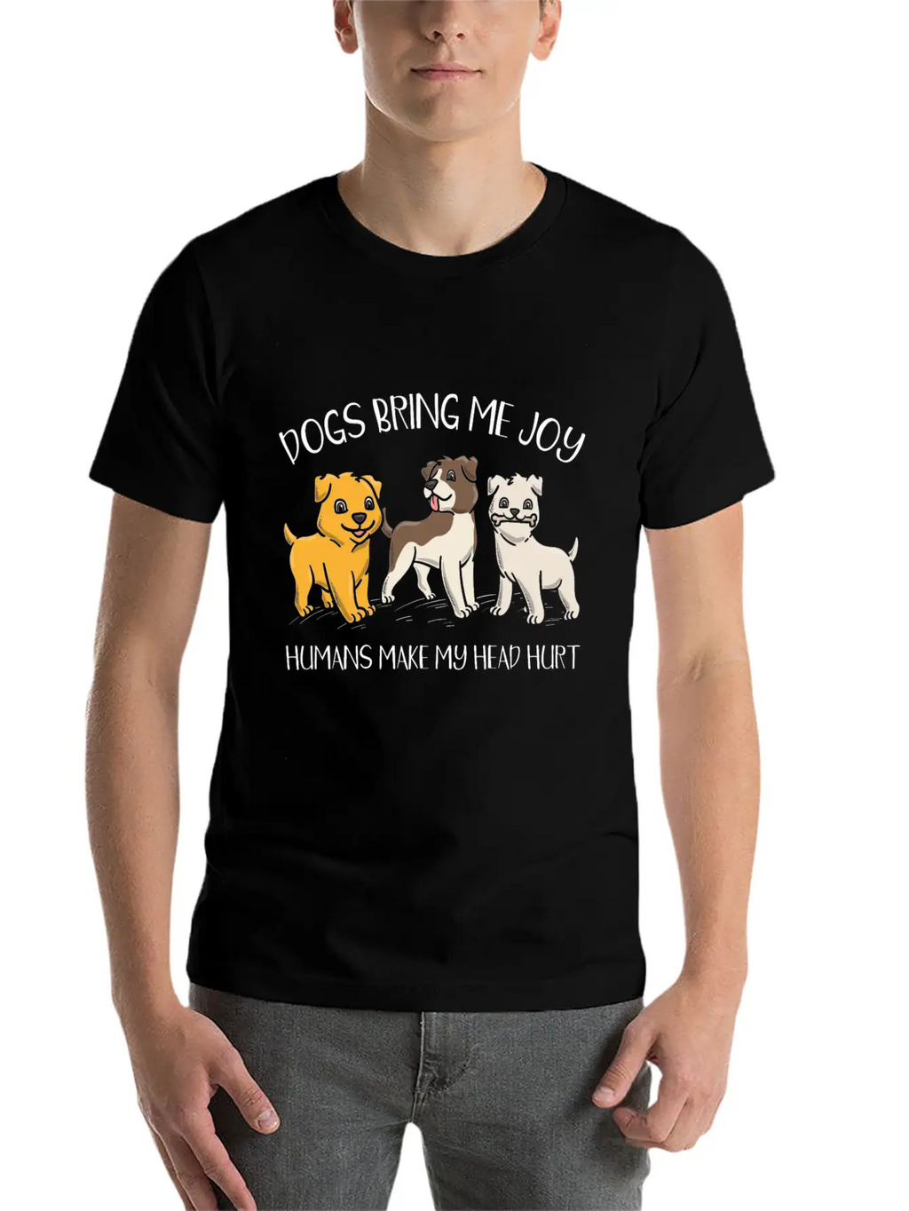 Dog Owner Dog Lover Dog Breeder Paw Love Puppy Breathable Soft Cotton T-Shirt – Timeless Casual Look
