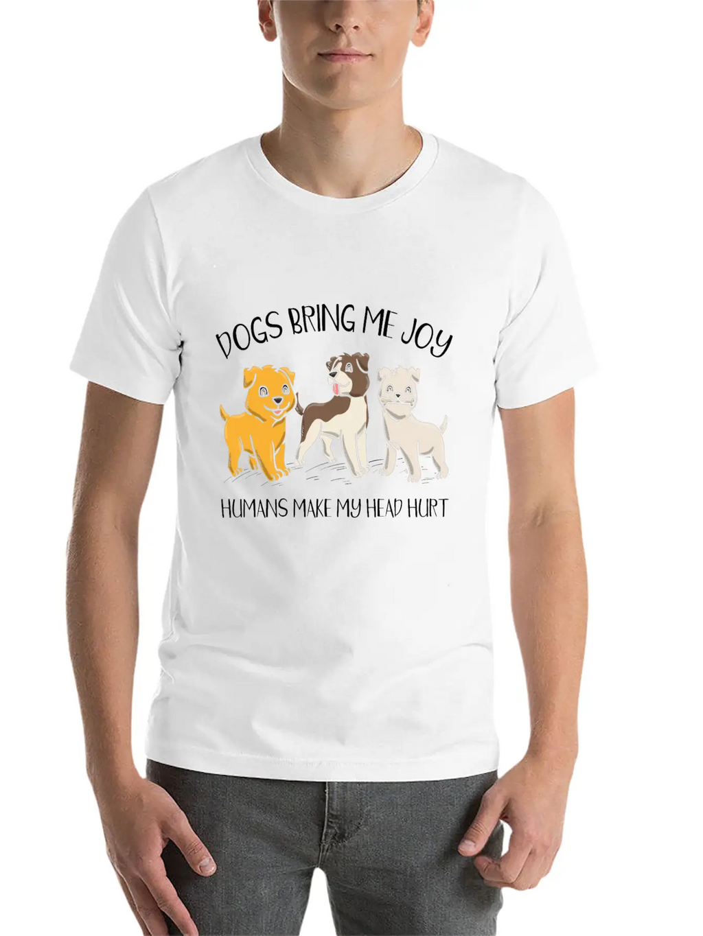Dog Owner Dog Lover Dog Breeder Paw Love Puppy Breathable Soft Cotton T-Shirt – Timeless Casual Look