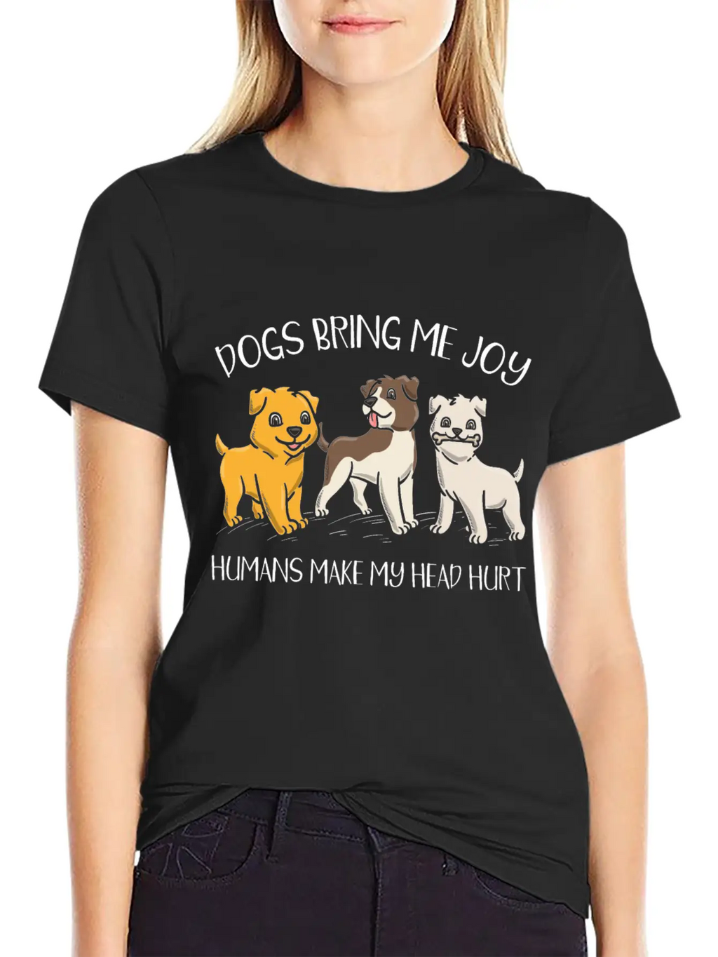 Dog Owner Dog Lover Dog Breeder Paw Love Puppy Breathable Soft Cotton T-Shirt – Timeless Casual Look