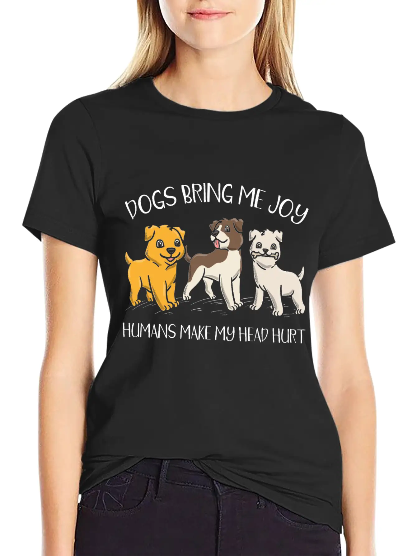 Dog Owner Dog Lover Dog Breeder Paw Love Puppy Breathable Soft Cotton T-Shirt – Timeless Casual Look