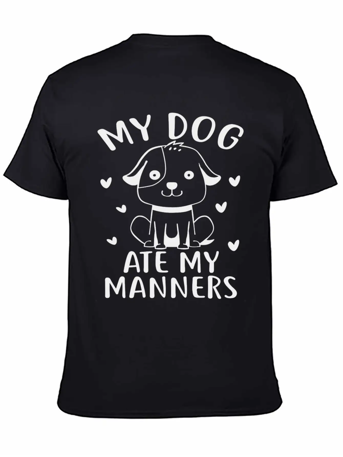 Dog Owner Matching Unisex Short Sleeve Soft Cotton T-Shirt – Casual Everyday Wear