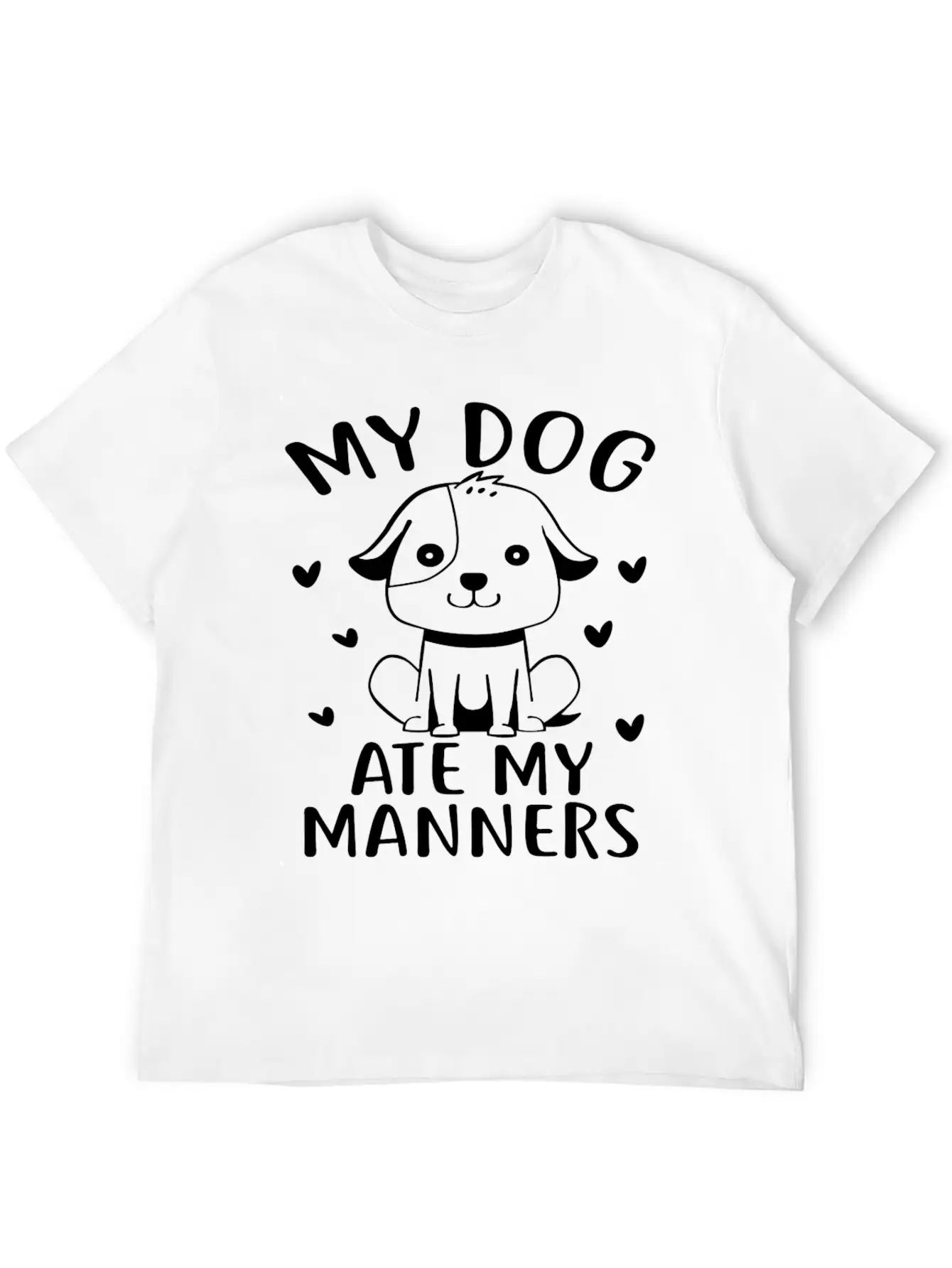 Dog Owner Matching Unisex Short Sleeve Soft Cotton T-Shirt – Casual Everyday Wear