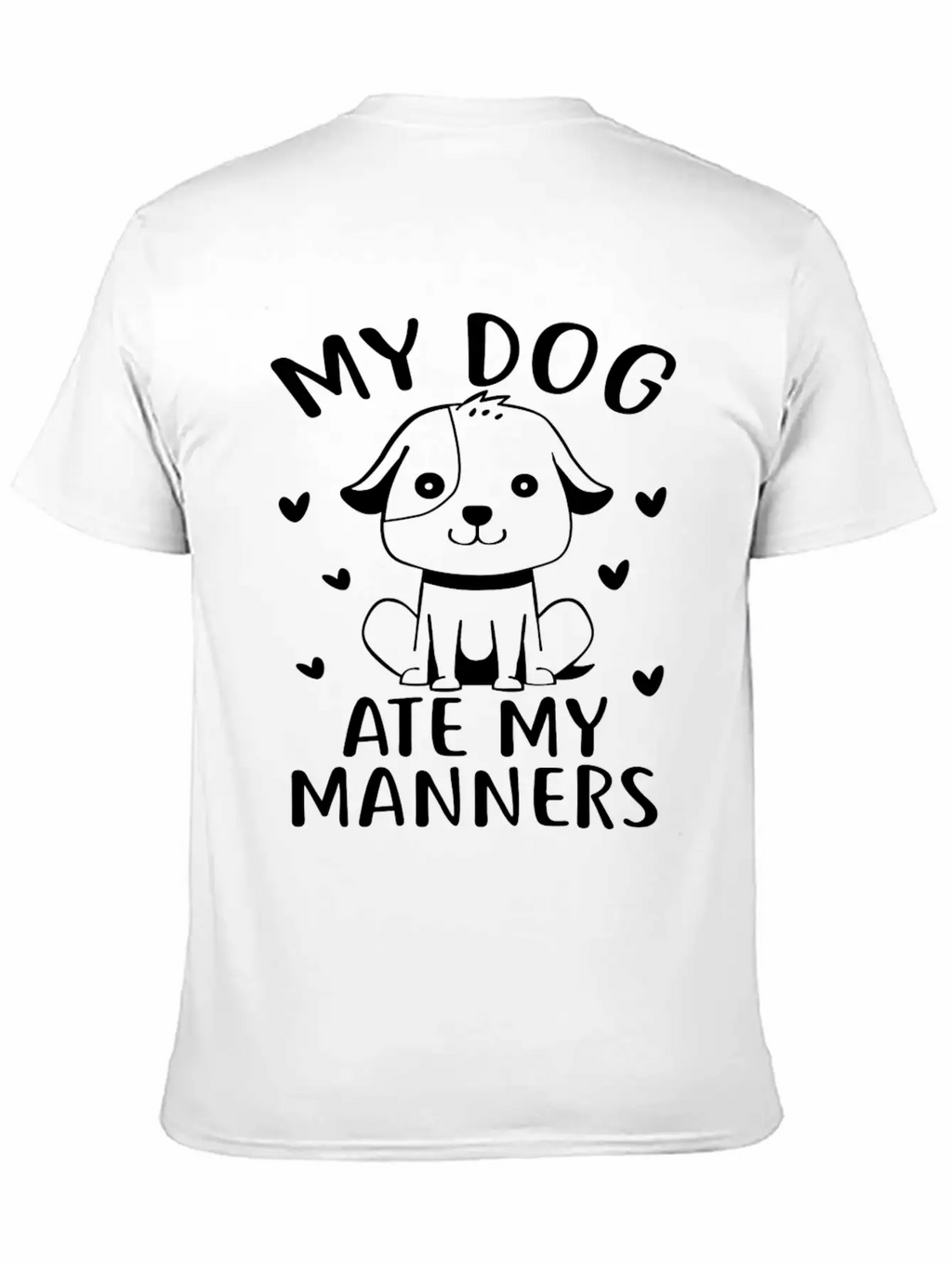 Dog Owner Matching Unisex Short Sleeve Soft Cotton T-Shirt – Casual Everyday Wear