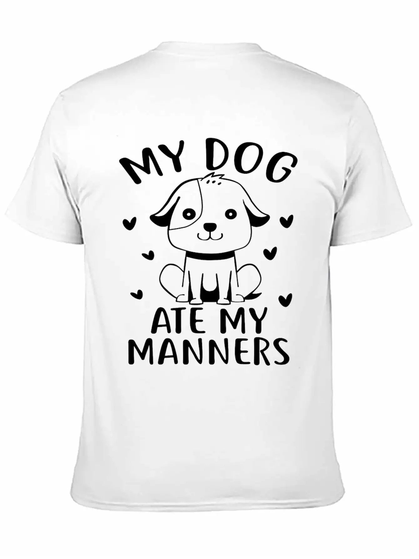 Dog Owner Matching Unisex Short Sleeve Soft Cotton T-Shirt – Casual Everyday Wear