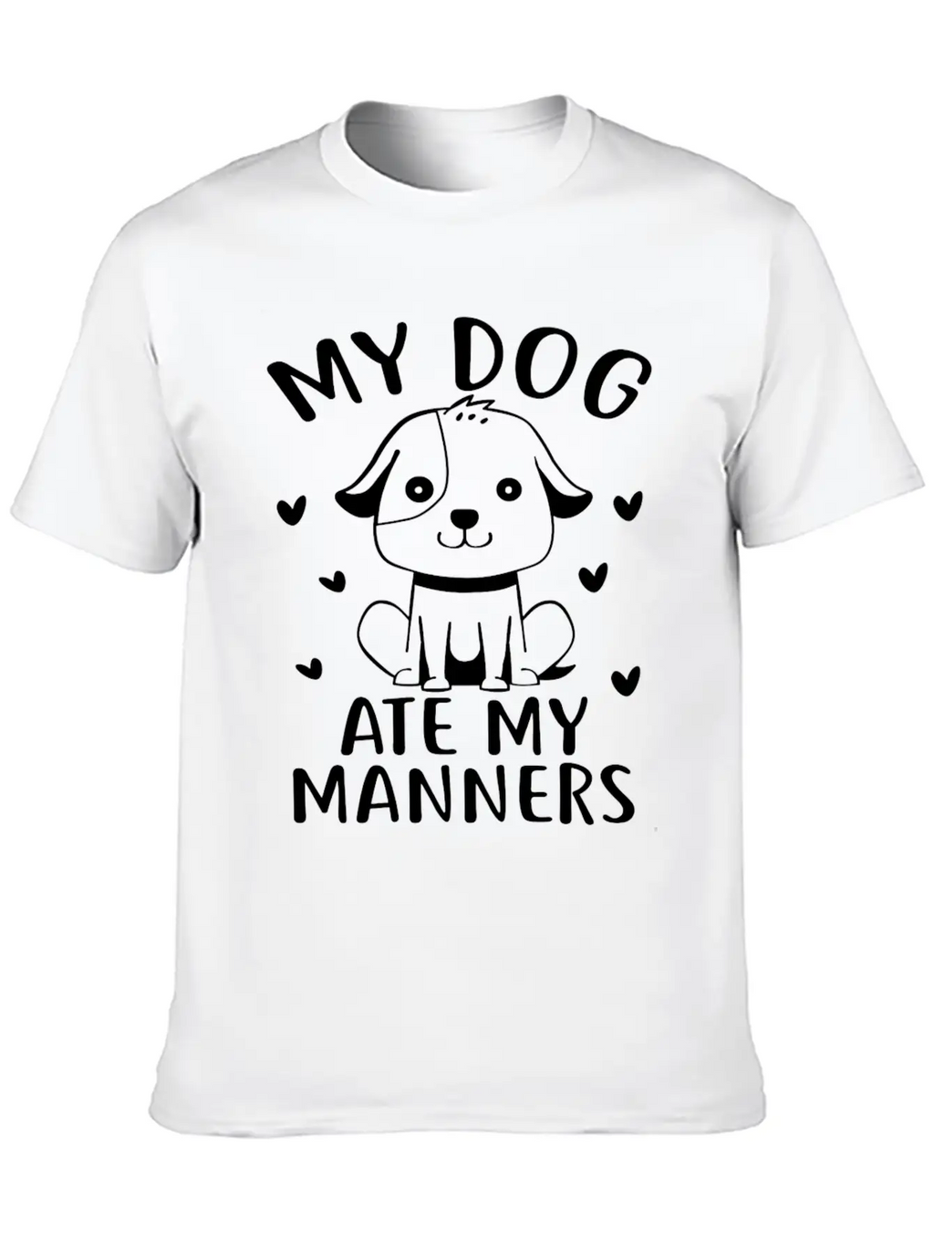 Dog Owner Matching Unisex Short Sleeve Soft Cotton T-Shirt – Casual Everyday Wear