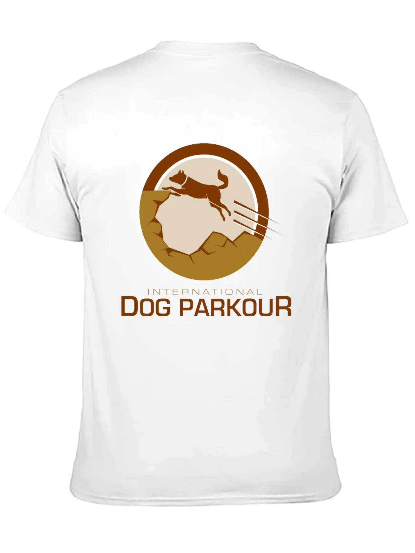 Dog Parkour Classic Fit Graphic Tee For Daily Comfort – Unisex Cotton Shirt