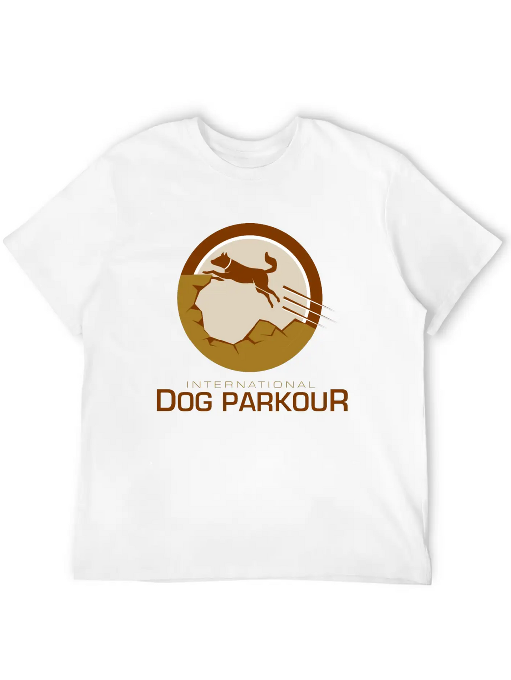 Dog Parkour Classic Fit Graphic Tee For Daily Comfort – Unisex Cotton Shirt