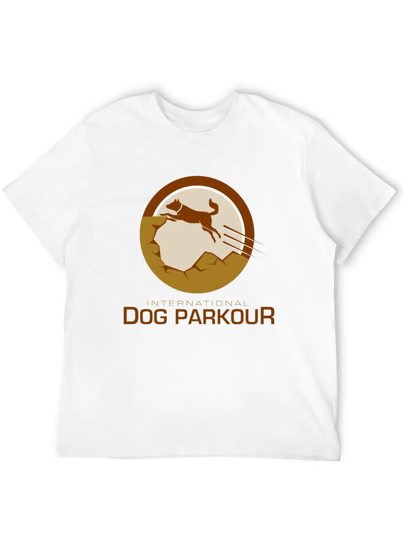 Dog Parkour Classic Fit Graphic Tee For Daily Comfort – Unisex Cotton Shirt