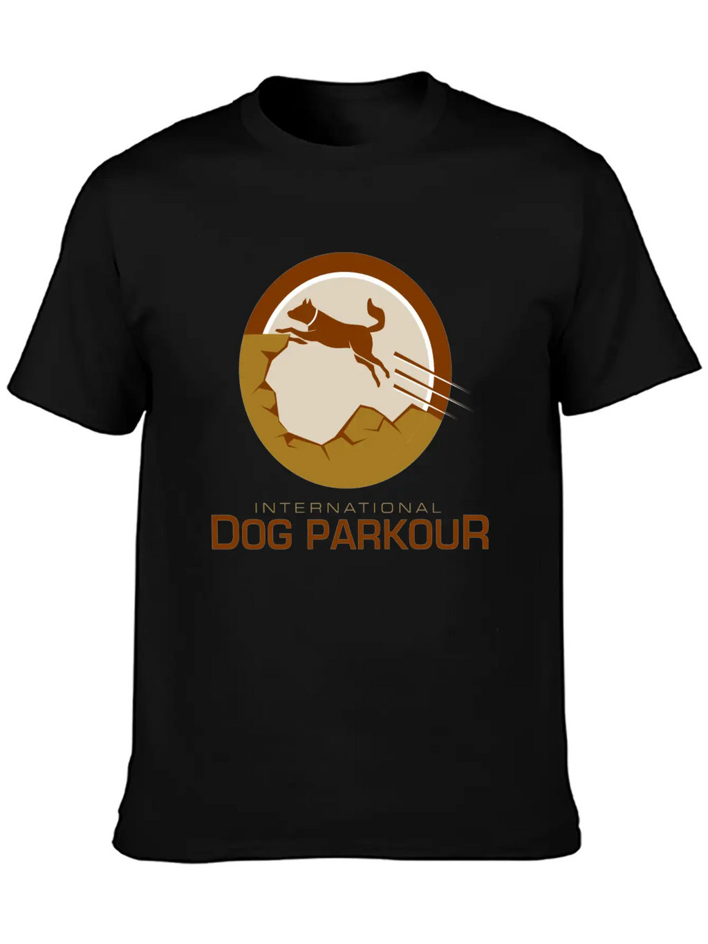 Dog Parkour Classic Fit Graphic Tee For Daily Comfort – Unisex Cotton Shirt