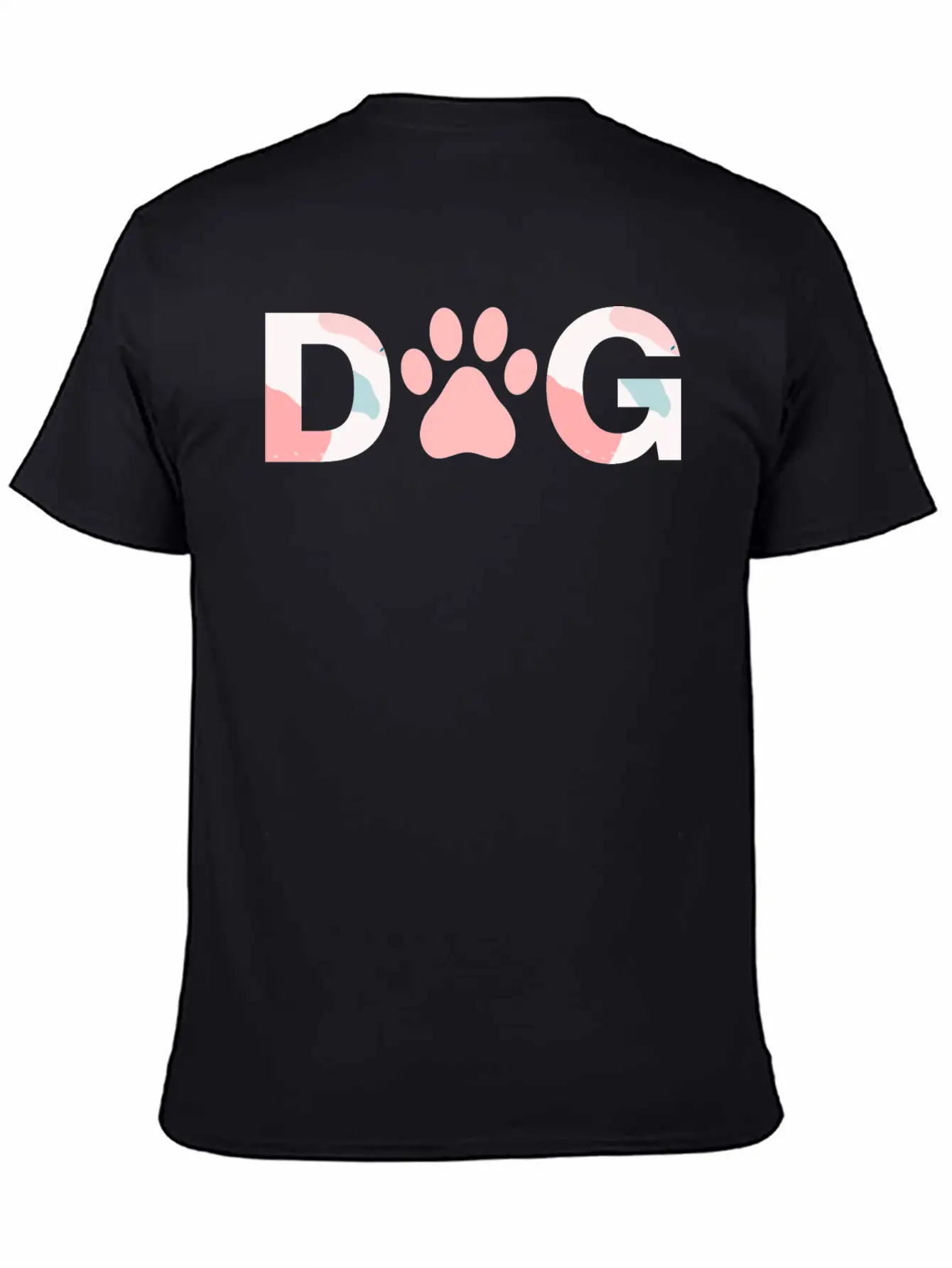 Dog Paw Breathable Soft Cotton T-Shirt – Timeless Casual Look