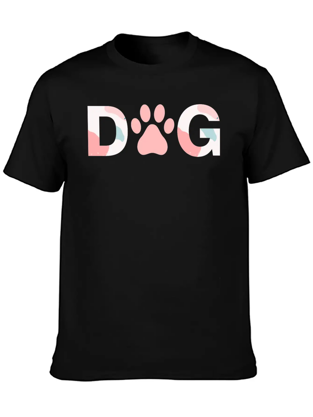 Dog Paw Breathable Soft Cotton T-Shirt – Timeless Casual Look