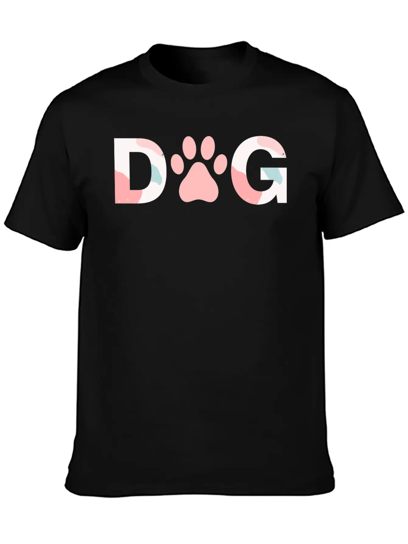 Dog Paw Breathable Soft Cotton T-Shirt – Timeless Casual Look