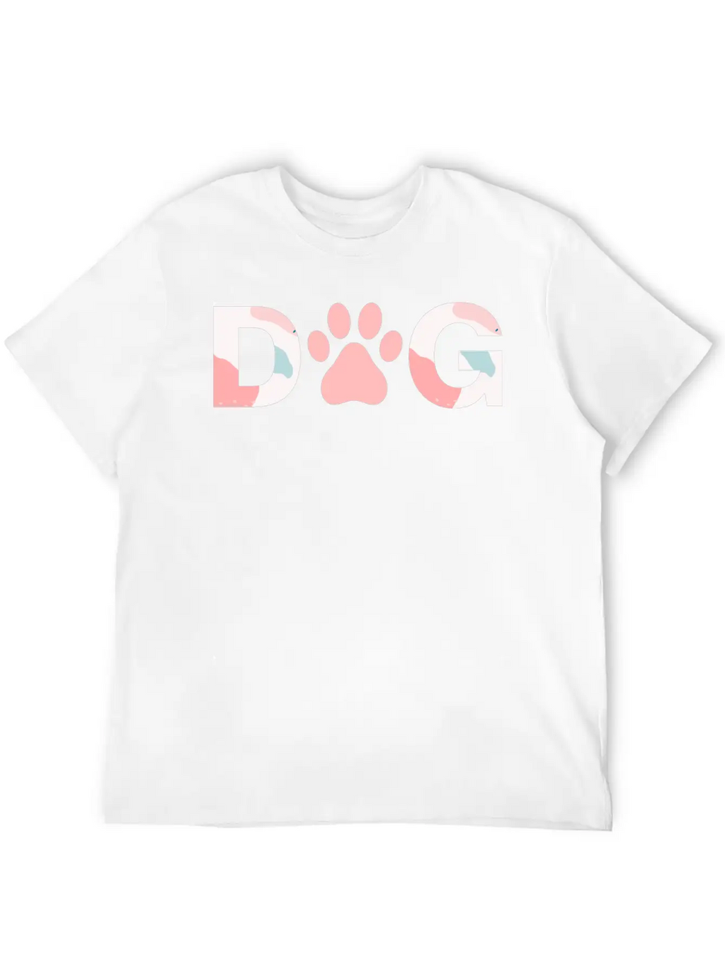 Dog Paw Breathable Soft Cotton T-Shirt – Timeless Casual Look