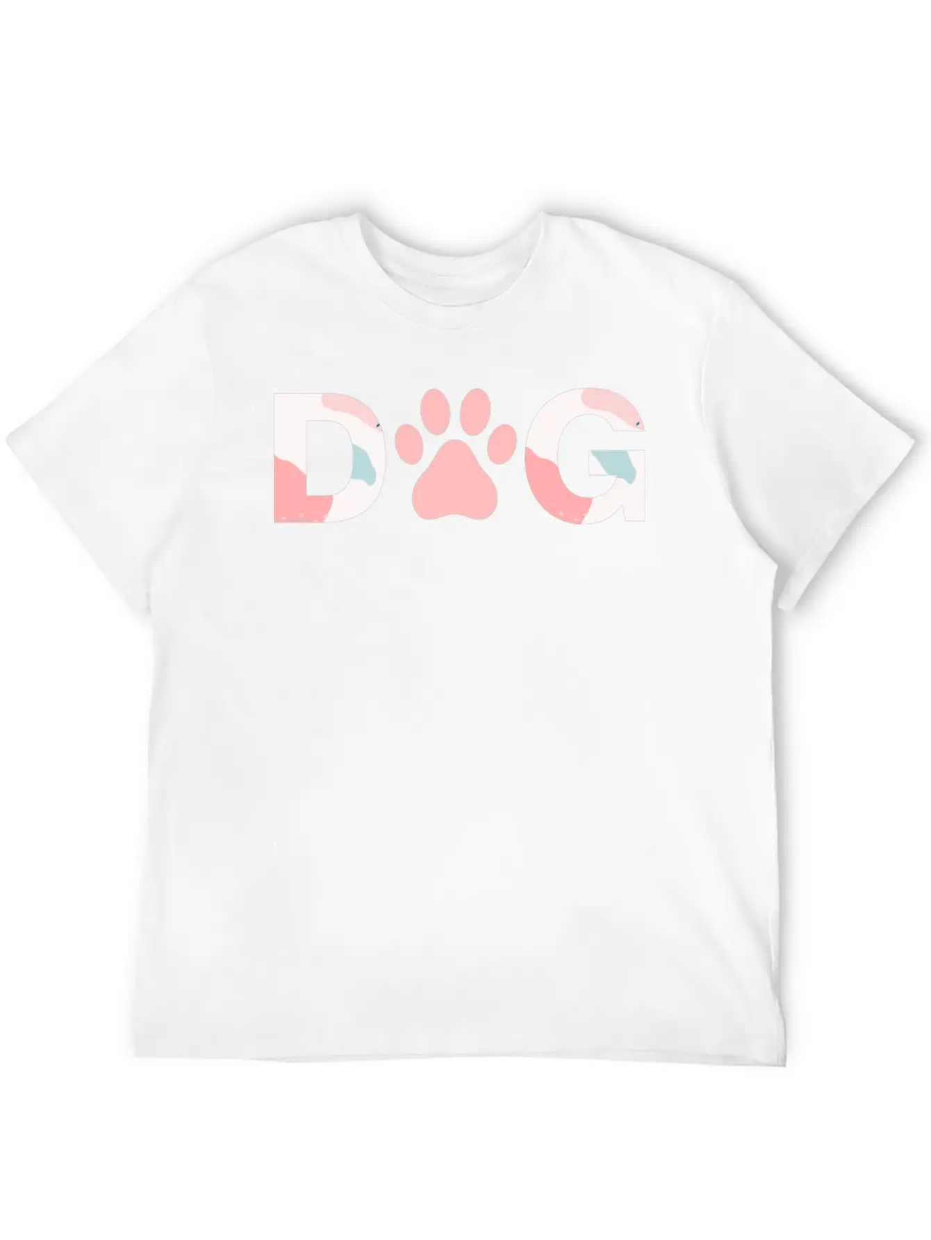 Dog Paw Breathable Soft Cotton T-Shirt – Timeless Casual Look